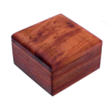 Koa Wood Square Box