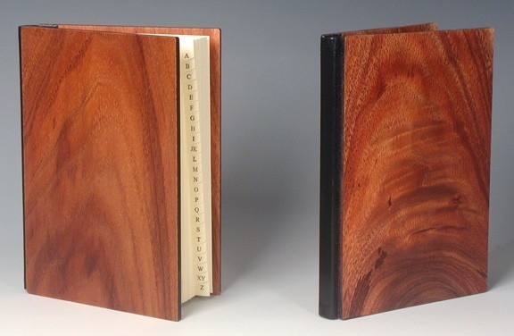Koa Wood Address Book - Made in Hawaii 